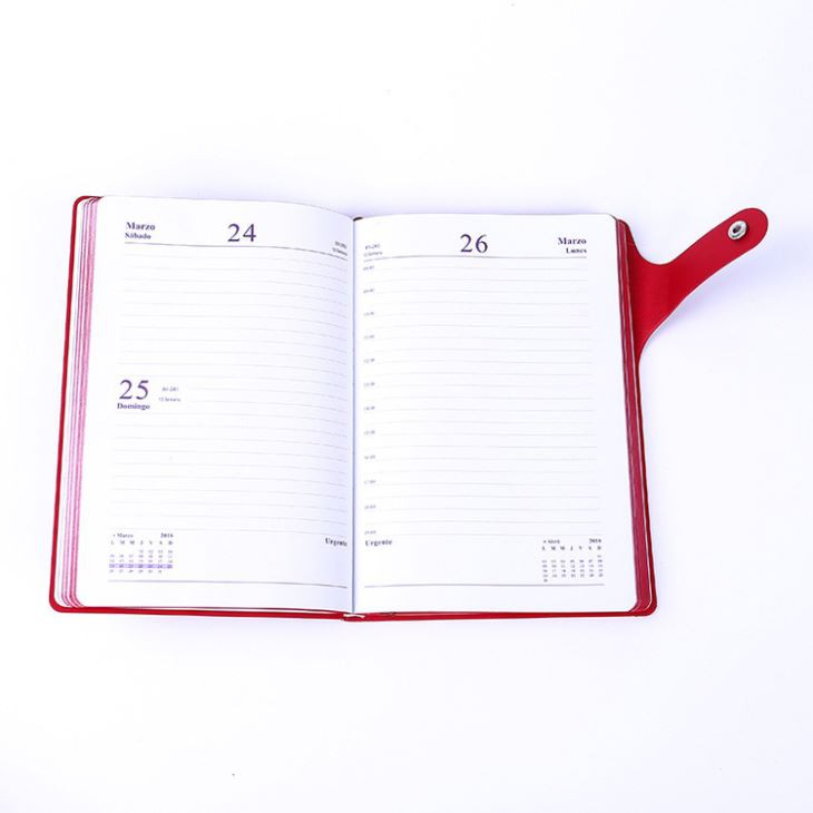 Leather Diary Fashionable Custom Notebook